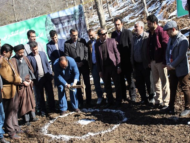 نخستین اقامتگاه بوم گردی گلستان در علی آباد کتول کلنگ زنی شد+ تصاویر