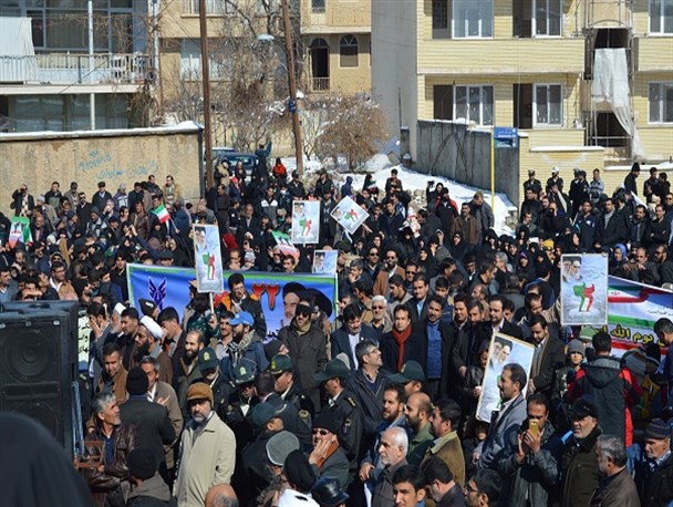 راهپیمایی یوم‌الله ۲۲ بهمن در شهرستان دماوند