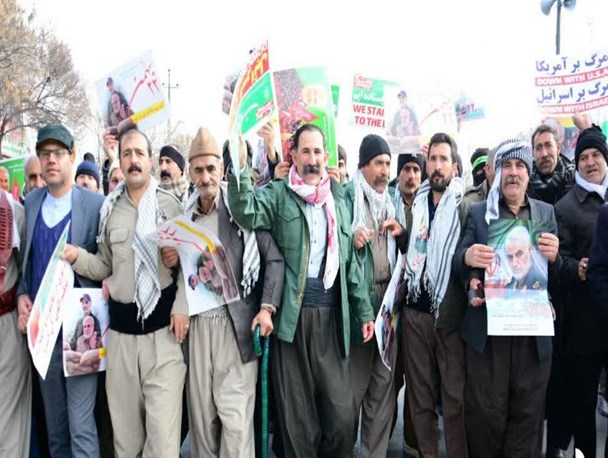 راهپیمایی حماسی کرمانشاهی ها در یوم الله 22 بهمن