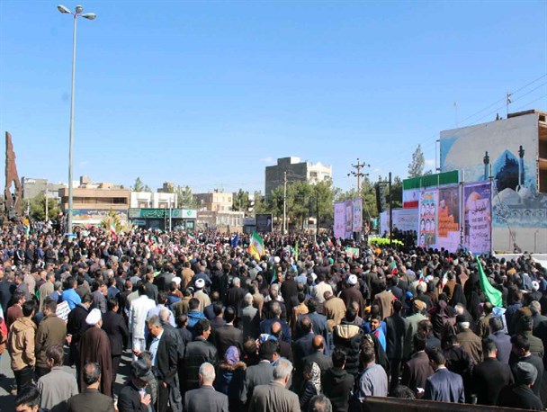 راهپیمایی باشکوه 22 بهمن در بیرجند/ تصویری