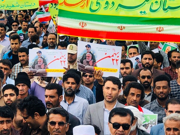 خروش مدافعان خلیج فارس در ۲۲ بهمن تماشایی