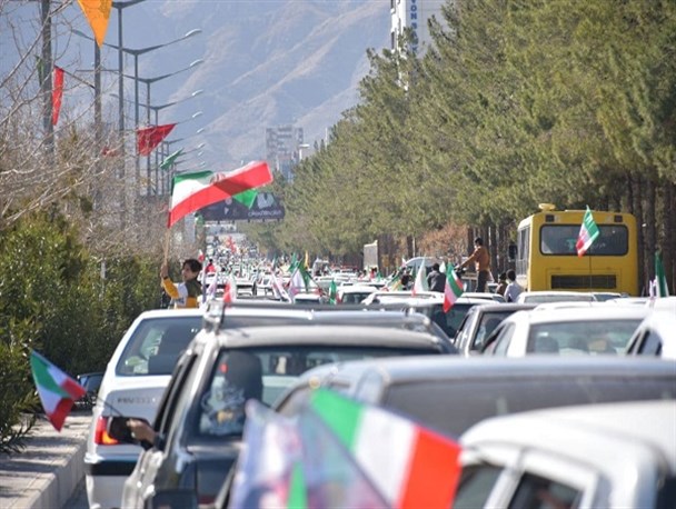 حضور پرشور مردم بیرجند در ۲۲ بهمن/ اهتزاز پرچم ایران در دیار «علم و ادب»