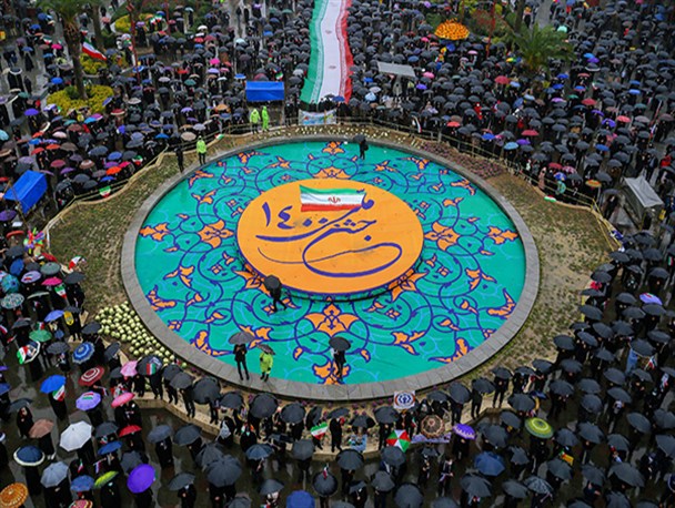جشن چهل و سومین سالروز پیروزی انقلاب در گیلان + فیلم و تصاویر
