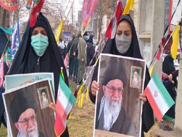 یوم الله ۲۲ بهمن ۱۴۰۰ درخرم آباد