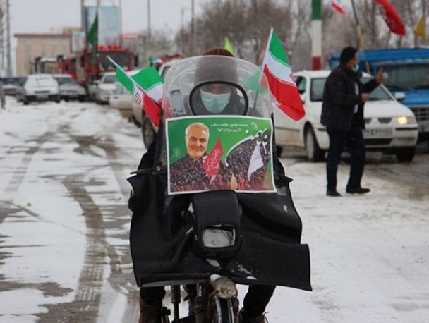 ۲۲ بهمن تماشایی در استان اردبیل+ فیلم