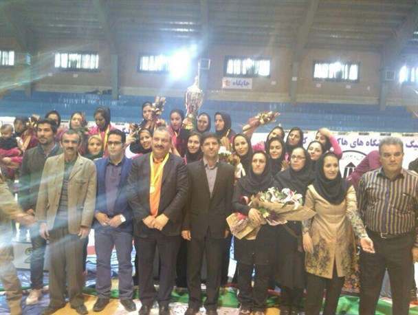 قهرمانی مقتدرانه بانوان همدانی در لیگ برتر هاکی باشگاههای کشور