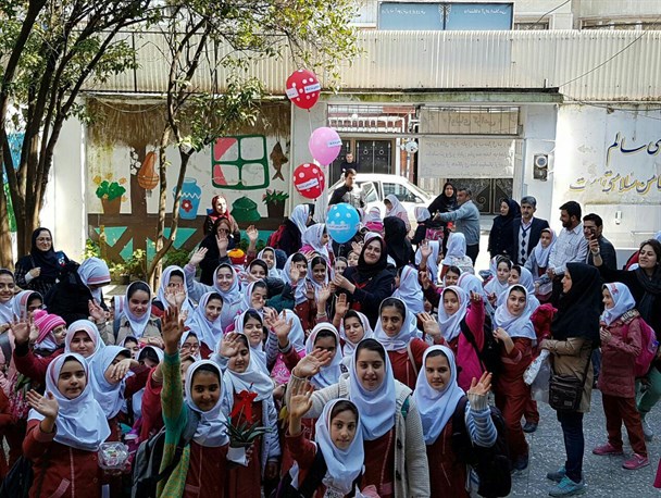 مراسم جشن نیکوکاری در مدرسه دخترانه سما واحد لنگرود برگزار شد