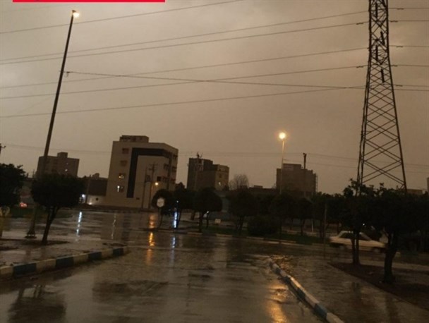 خوزستان روز دوشنبه خاکی و بارانی خواهد بود