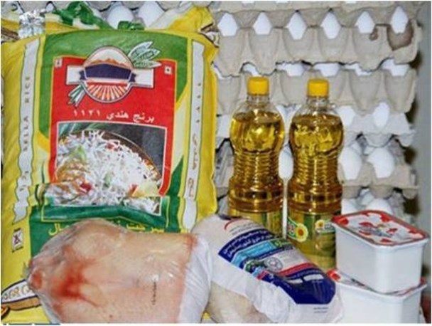 تهیه 160 سید غذایی جهت توزیع در روستای چشمه کبود هرسین