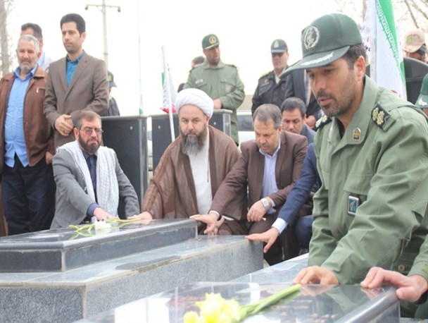 مزار شهدای پلدشت غبارروبی و گلباران شد + تصاویر