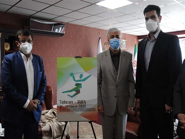 هندبال ساحلی قهرمانی آسیا| رونمایی رسمی از لوگوی مسابقات با حضور وزیر ورزش و نایب رئیس فدراسیون جهانی هندبال