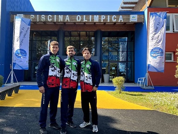 حضور ایزدیار و ضیغمی نژاد ماده ۱۰۰ متر پروانه / پایان کار نماینده گان ایران در رقابت ها