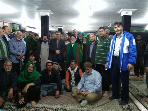 استقبال از کاروان پیاده روی عراقی در مینودشت + تصاویر
