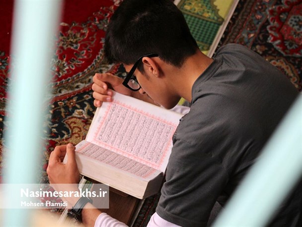 آیین معنوی اعتکاف در مسجد جامع سرخس