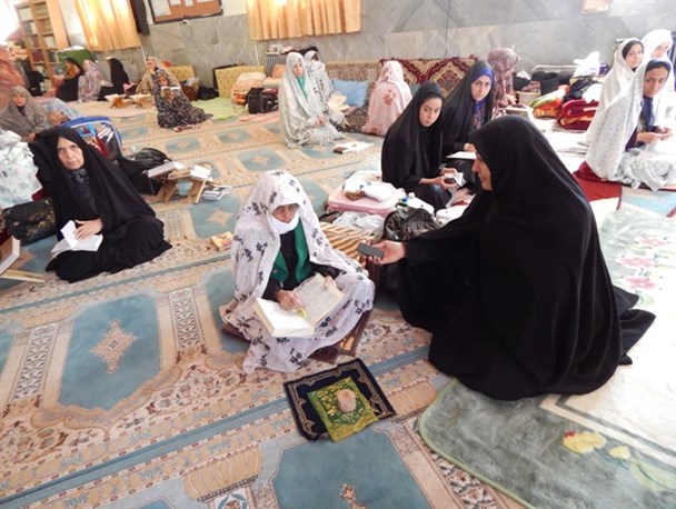 معتکف شدن ۱۲۰۰نفر در خدابنده+تصاویر