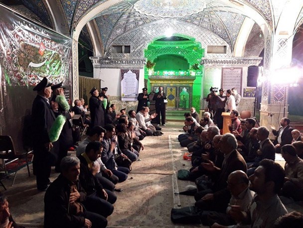 برگزاری مراسم عزاداری شهادت امام موسی کاظم (ع) در امامزاده عبدالله(ع) و آمنه خاتون(س)+عکس