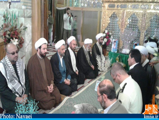 بمناسبت اعیاد شعبانیه حرم مطهر امامزاده طاهر(ع) غبار روبی شد+تصاویر