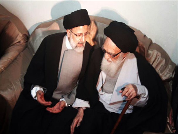 دیدار حجت‌الاسلام رئیسی با آیت‌الله محمودی