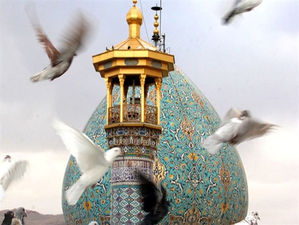 مراسم نقاره زنی در آستان مقدس حضرت شاهچراغ (ع)