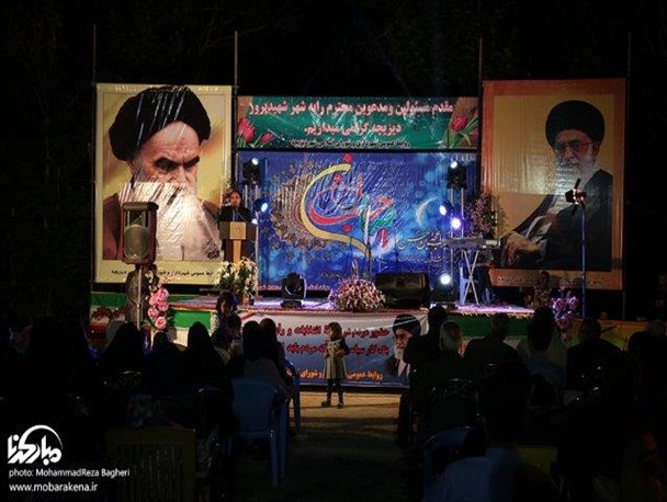 جشن نیمه شعبان در شهر دیزیچه مبارکه/ تصاویر