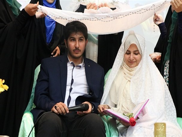 جشن ازدواج دانشجویی در دانشگاه خلیج فارس بوشهر برگزار گردید+ تصاویر