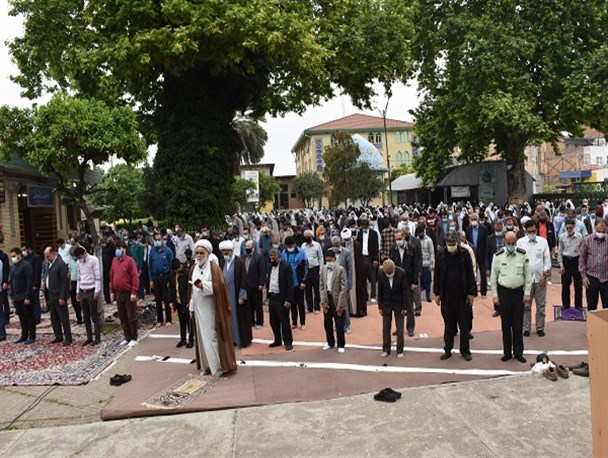 اقامه نماز با شکوه عید سعید فطر در شهرهای مازندران