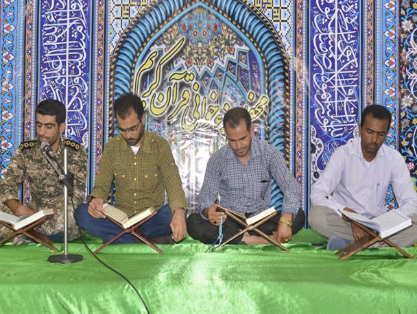برگزاری محفل جزءخوانی قرآن در مسجد جامع ابوموسی+تصاویر