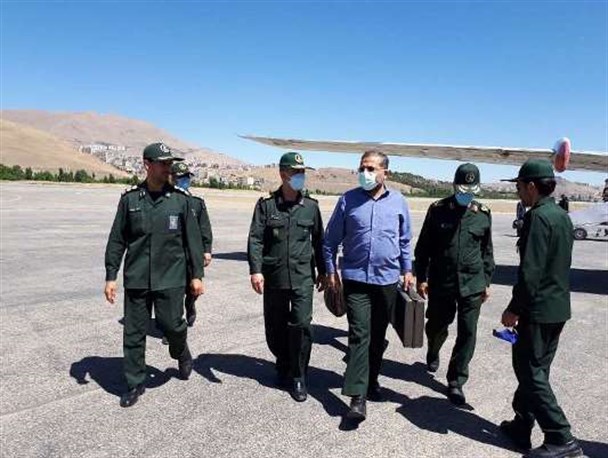 رئیس سازمان بسیج مستضعفین وارد سنندج شد/ آغاز سفر دو روزه سردار سلیمانی به کردستان