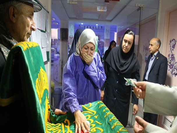حضور کاروان زیر سایه خورشید در بیمارستان های امیرالمومنین (ع) و شفای سمنان
