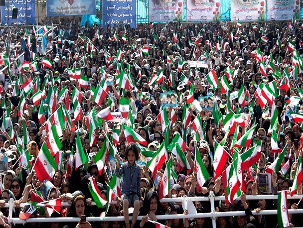 مراسم استقبال از رئیس جمهور در شهرستان شیروان از قاب دوربین عصراترک