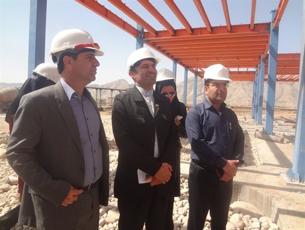 مسئولان از بیمارستان در حال احداث باشت بازدید کردند+ تصاویر
