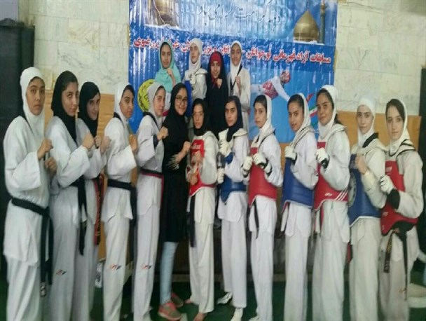 درخشش بانوان تکواندوکای چنارانی در مسابقات قهرمانی استان