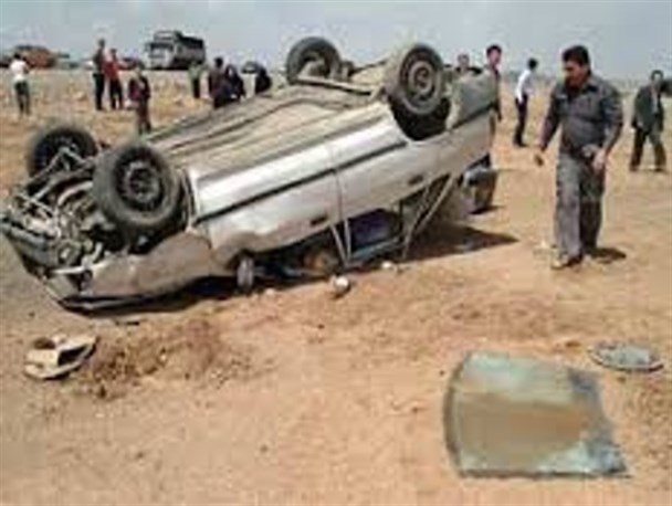 مصدومیت هشت تن براثر واژگونی پیکان وانت در مسیر زابل به شهرستان هیرمند
