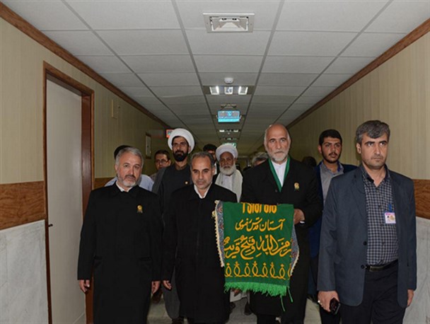 استقبال از خادمان آستان قدس رضوی در شهرستان میبد + تصاویر
