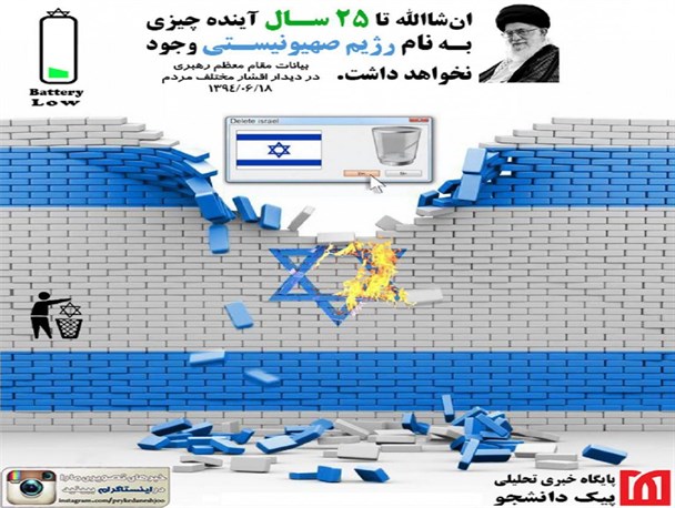 تا ۲۵ سال آینده رژیم صهیونیستی وجود نخواهد داشت