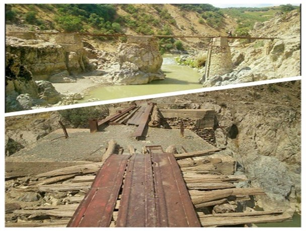 پل تاریخی قلاتاسیان سردشت در معرض بی توجهی