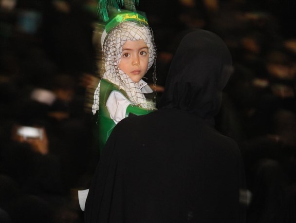 مراسم شیرخوارگان حسینی در حرم حضرت معصومه+تصاویر