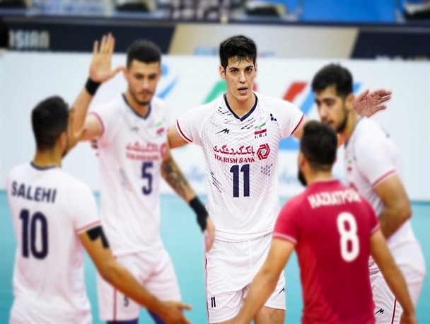 والیبال قهرمانی آسیا| کاظمی امتیازآورترین بازیکن دیدار ایران و پاکستان