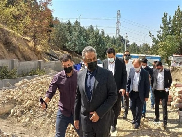 بازدید رئیس فدراسین اسکواش از پروژه اسکواش برج میلاد