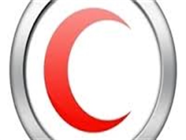 رژه خودروهای هلال احمر در خاش