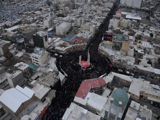 پوشش تصویری دسته عزاداری حسینیه اعظم زنجان با ۲۰ دوربین