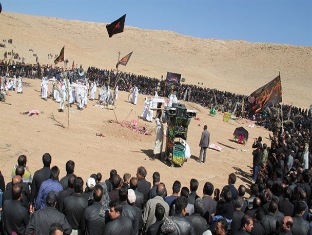 مراسم سوم امام حسین (ع) شهر حنا+تصاویر