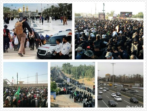 دعوت از زائران حسینی برای اعزام از مرز خسروی/ عبور ۱۴۰ هزار نفر از این مرز/ ترافیک نیمه سنگین و روان در مسیر برگشت زائران اربعین