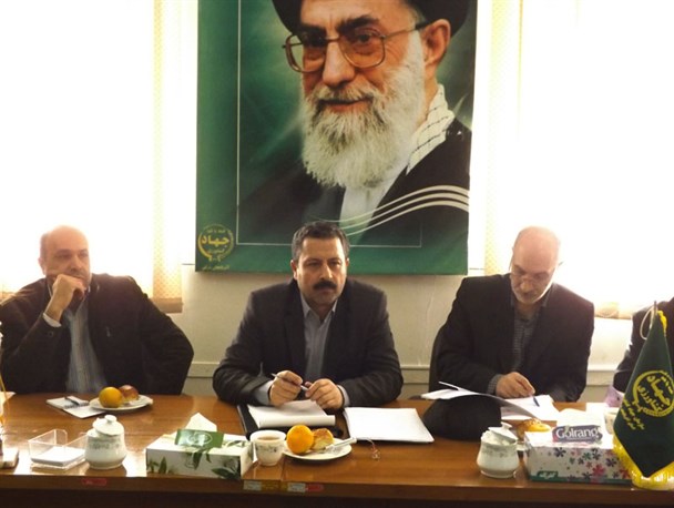 جلسه مدیران جهاد کشاورزی شهرستان های مراغه ، بناب ، ملکان و عجب شیر برگزار شد