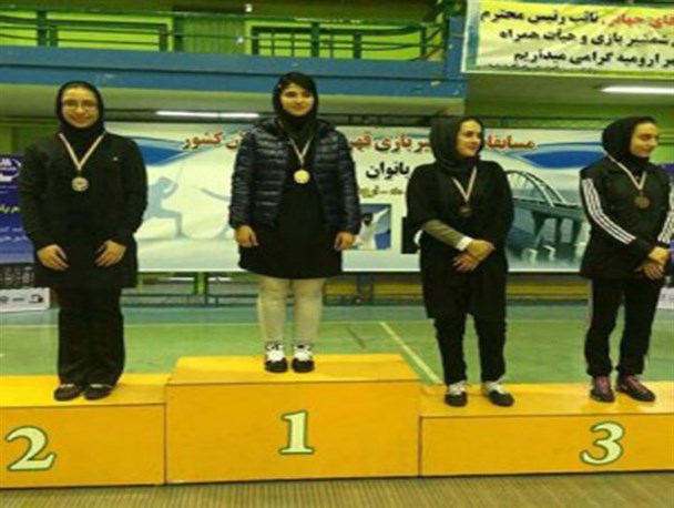 کسب مدال طلای شمشیربازی قهرمانی کشور توسط مطهره محسنی