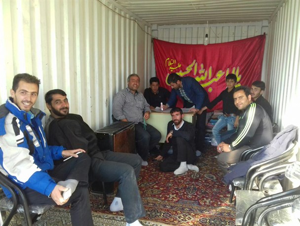 ابتکار جالب یک موکب برای زائرین اربعین درشهر همدان