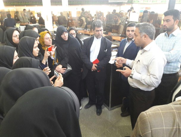 جمعی از دانشجویان  دانشگاه پیام نور از پایانه مرزی دوغارون بازدید کردند