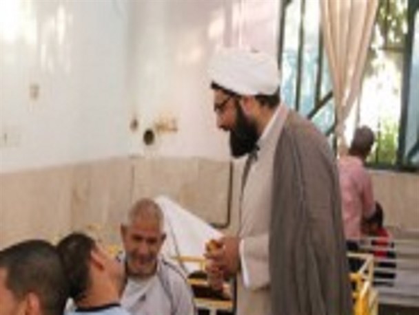 نگهداری از معلولان مبتلا به کرونا توسط طلاب و جوانان هیاتی فسا