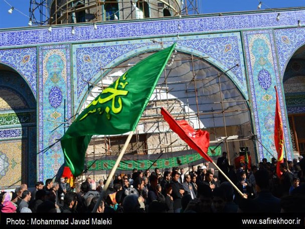 گزارش تصویری / خوروبیابانک غرق در ماتم اربعین سالار شهیدان