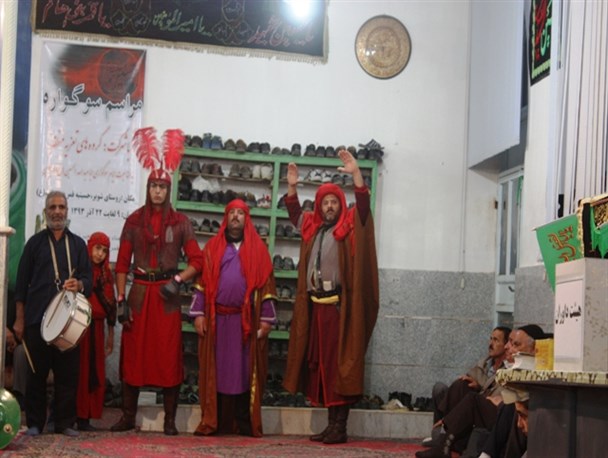 سوگواره تعزیه در شهرستان خرمدره اجرا شد+تصاویر